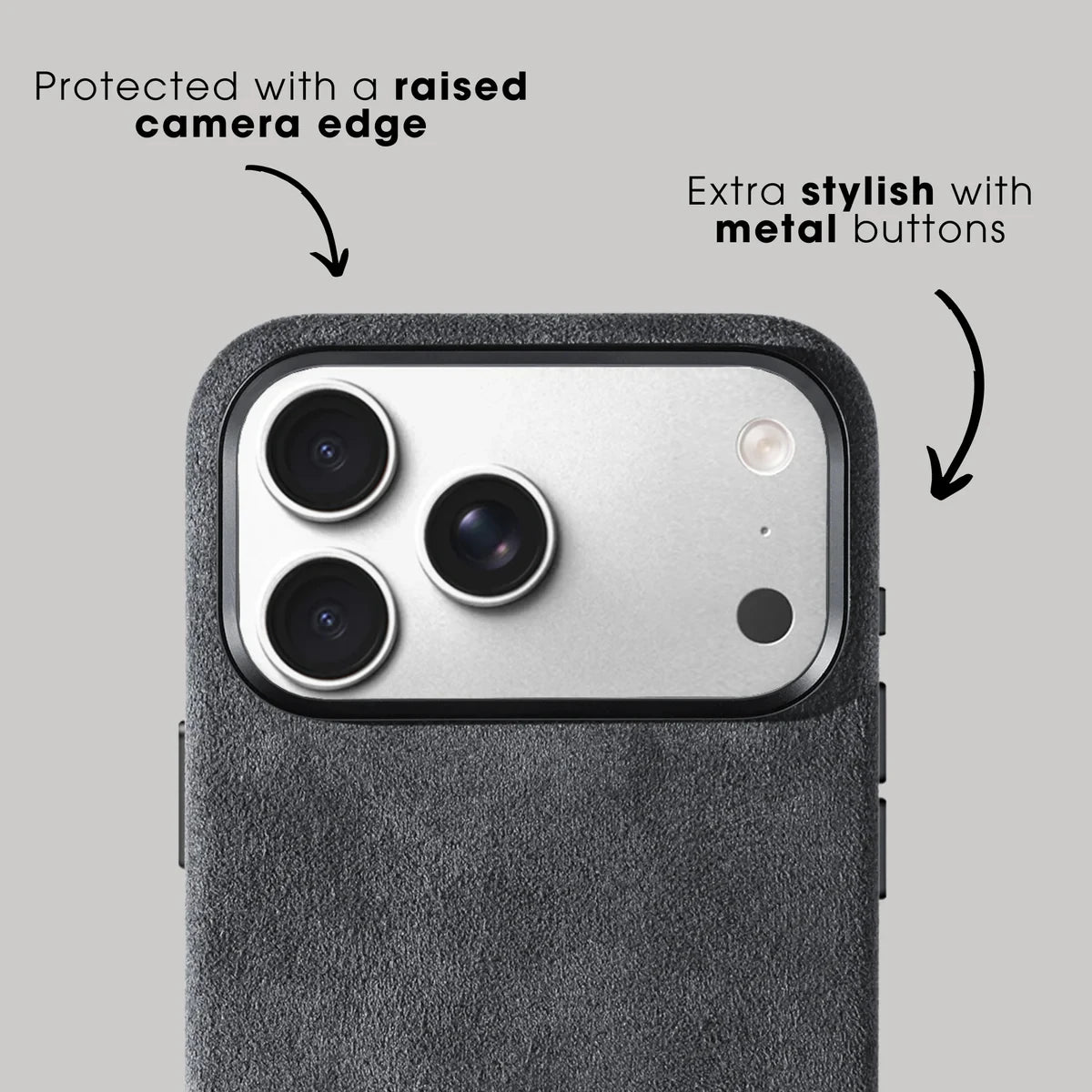 Jesse Alcantara leather Case