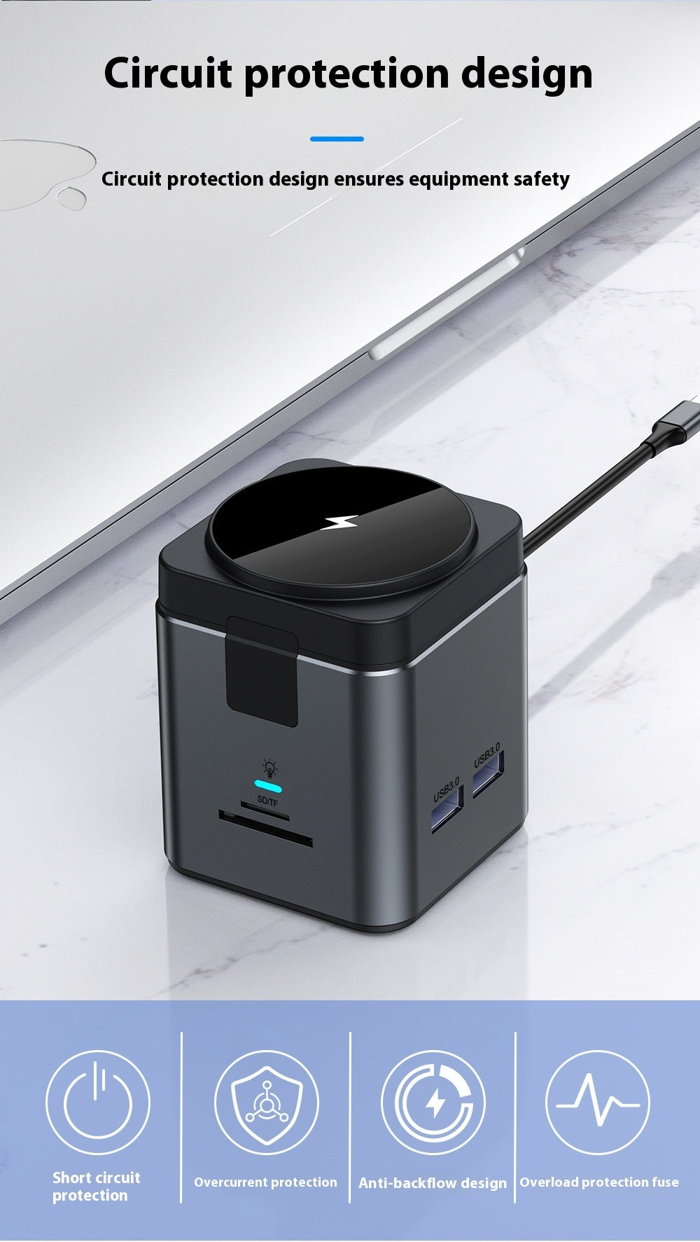 SpeedSync Magnetic Dock Hub - Claztsy