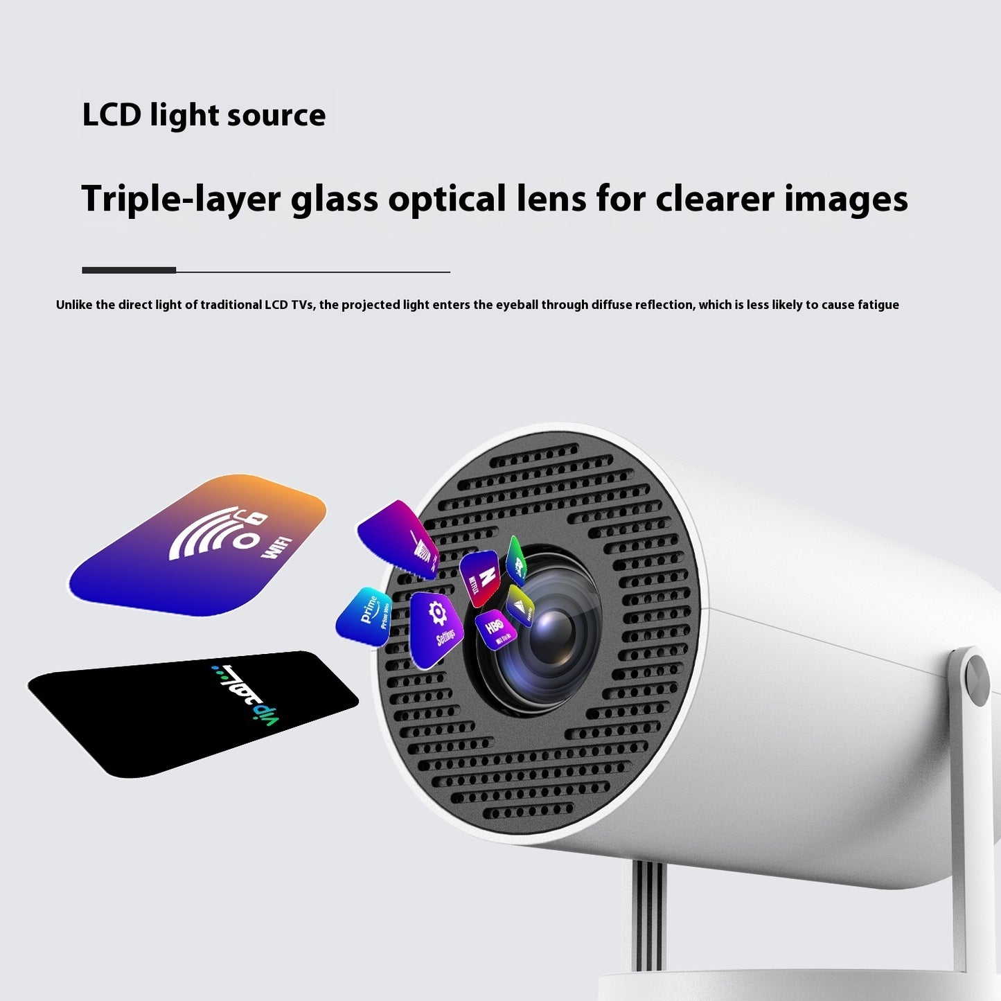 Portable Mini Projector - Claztsy