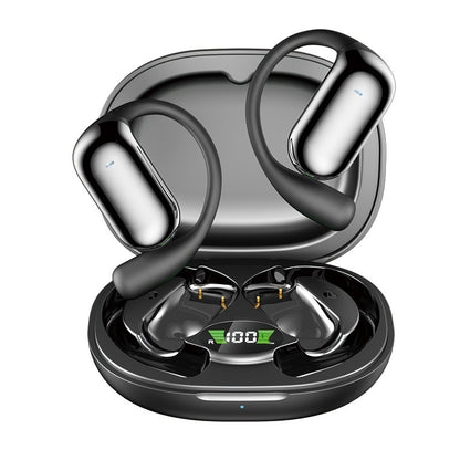 Ear-mounted LCD Color Screen Bluetooth Headset Smart AI Translation Headphones - Claztsy