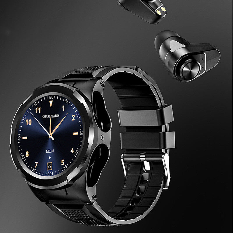 Simple Two-in-one Smart Earphone Watch - Claztsy