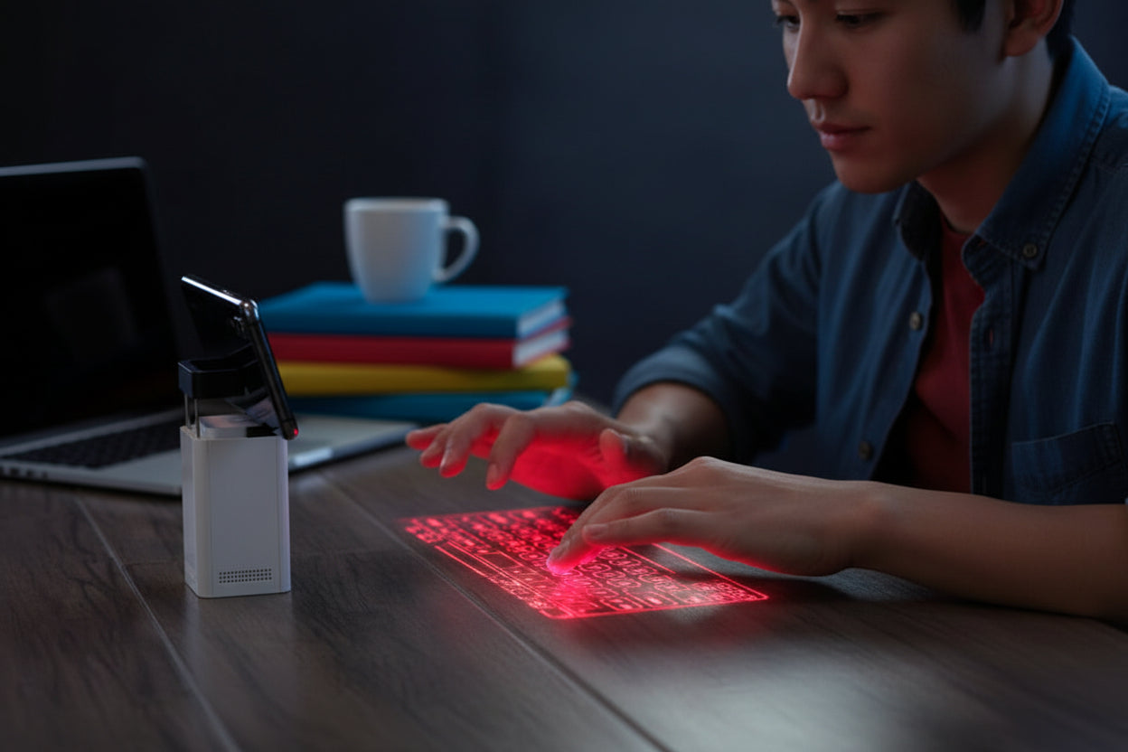 Virtual Laser Keyboard Bluetooth Wireless Projector - undefined