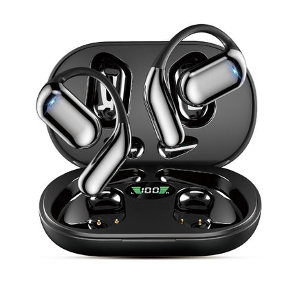 Ear-mounted LCD Color Screen Bluetooth Headset Smart AI Translation Headphones - Claztsy