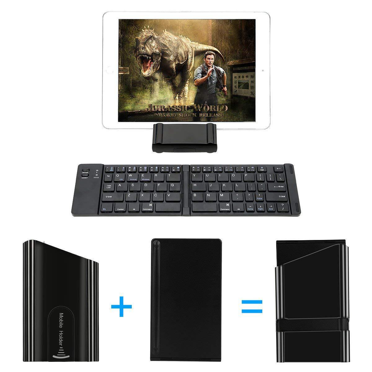 Mini Wireless Foldable Keyboard - Claztsy