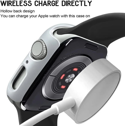 Cover for Apple Watch Case 45mm 41mm 44mm 40mm 42mm 38mm 46 49 mm Accessories PC Protector bumper iWatch Series 8 7 SE 6 5 4 3 9