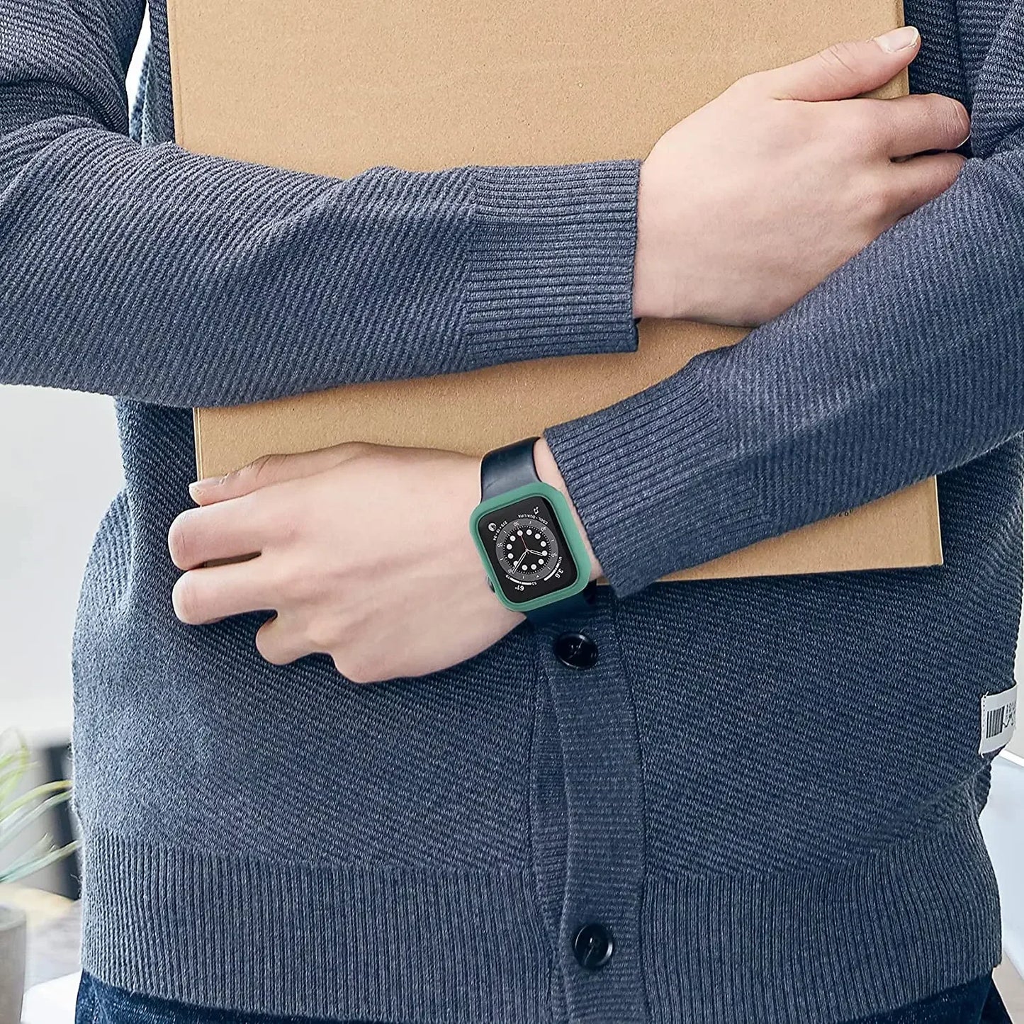 Cover for Apple Watch Case 45mm 41mm 44mm 40mm 42mm 38mm 46 49 mm Accessories PC Protector bumper iWatch Series 8 7 SE 6 5 4 3 9