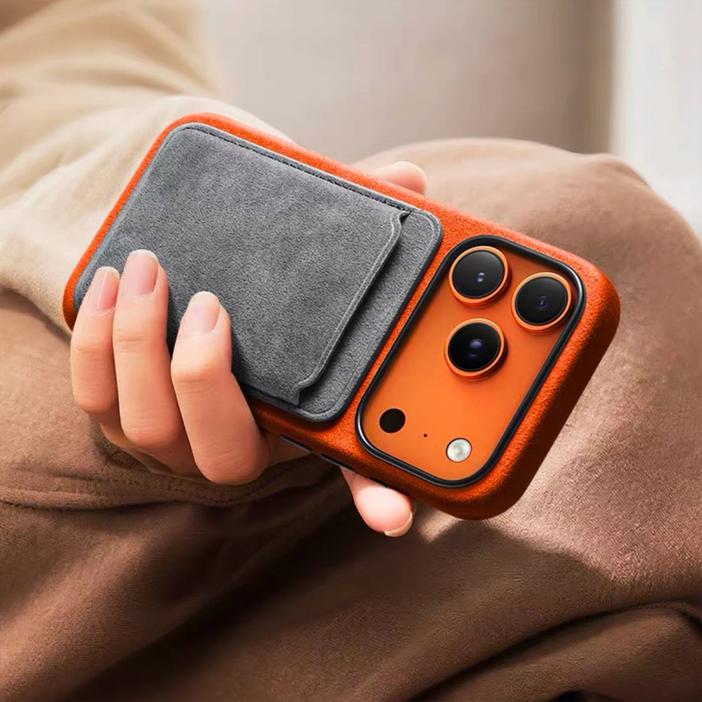 Jesse Alcantara leather Case
