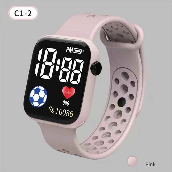 2025 LED Digital Watch For Kids Boys Sports Waterproof Watches Girls Silicone Digital Watch Casual Childrens Electronic Reloj