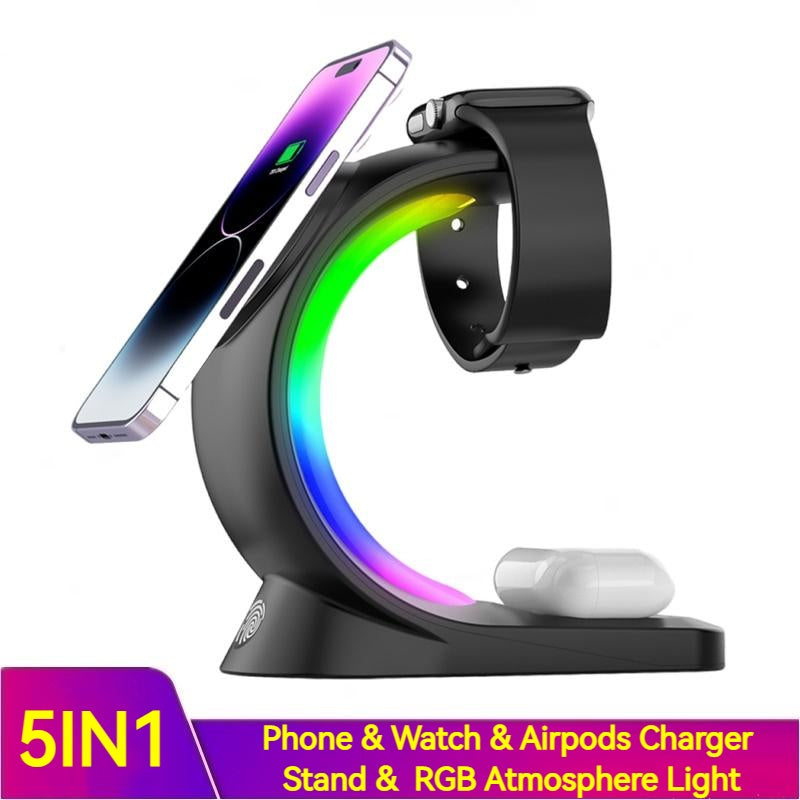 4 In 1 Magnetic Wireless Charger - Claztsy