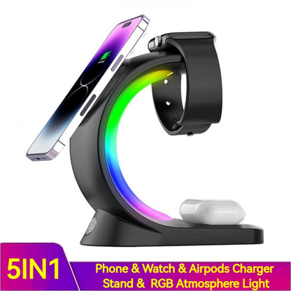 4 In 1 Magnetic Wireless Charger - Claztsy