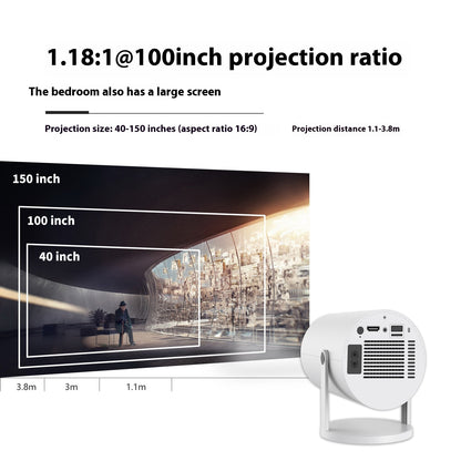 Portable Mini Projector - Claztsy